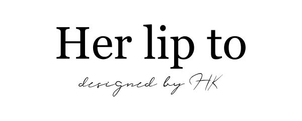 Her lip to